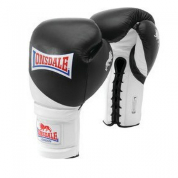 Lonsdale Bokshandschoenen Pro L-CORE 2 Veter zwart 402195 402195